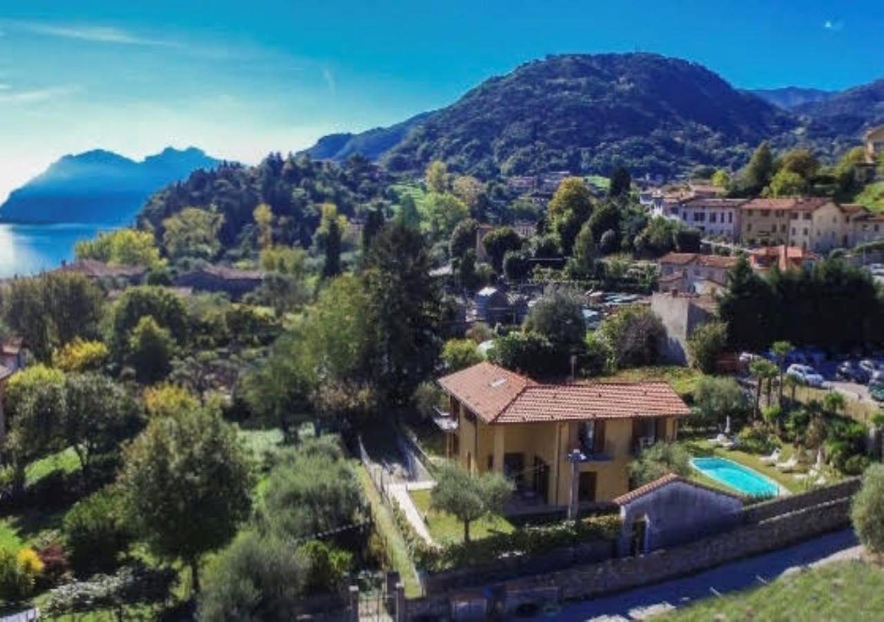 Charming Bellagio Boutique Hotel – vedere aeriana a vilei cu piscina in gradina, inconjurata de vegetatie si cu Lacul Como si muntii in fundal, Bellagio Charming Bellagio Boutique Hotel – vedere aeriana a vilei cu piscina in gradina, inconjurata de vegetatie si cu Lacul Como si muntii in fundal, Bellagio