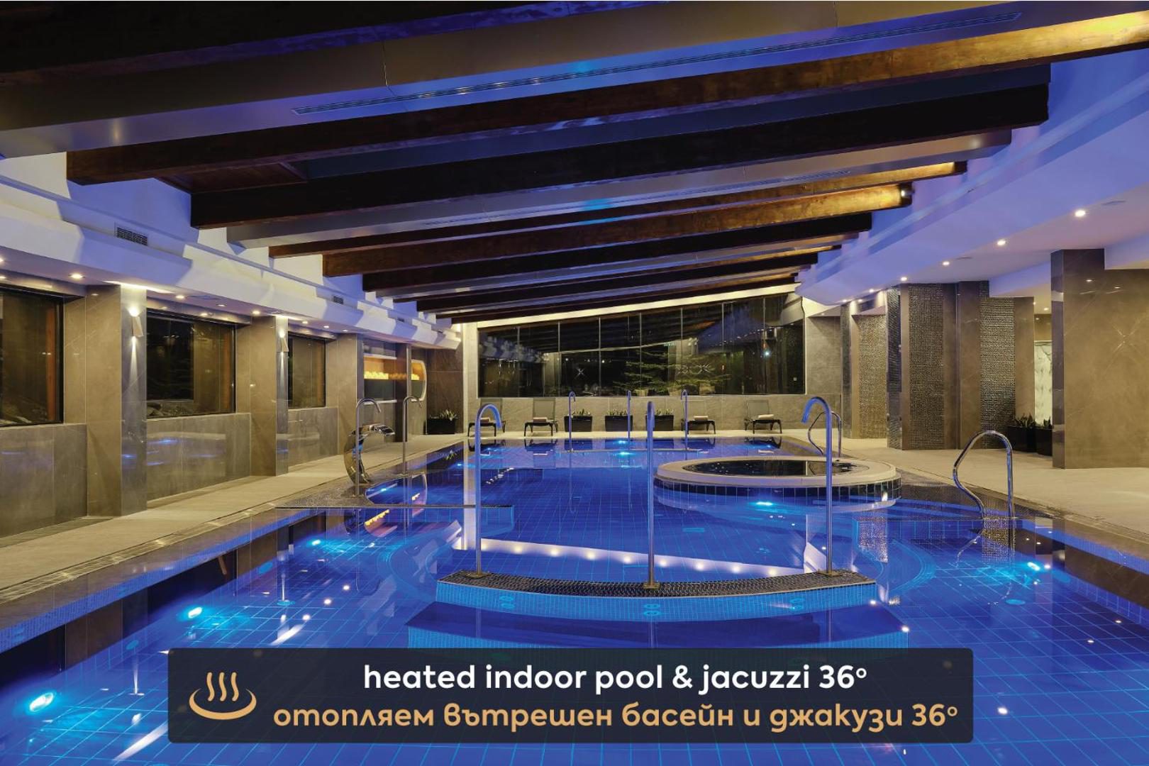 SPA Resort St Ivan Rilski – jacuzzi exterior cu vedere la Munții Pirin SPA Resort St Ivan Rilski – jacuzzi exterior cu vedere la Munții Pirin