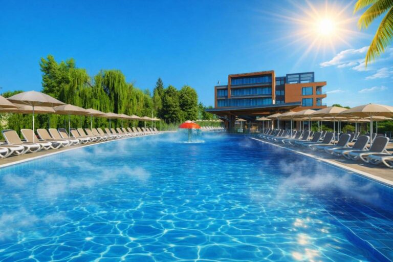 Regnum Banya Thermal Hotel – piscina exterioară cu apă termală